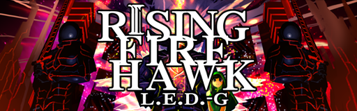 RISING FIRE HAWK banner