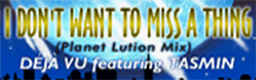 I DON'T WANT TO MISS A THING (PLANET LUTION MIX) banner